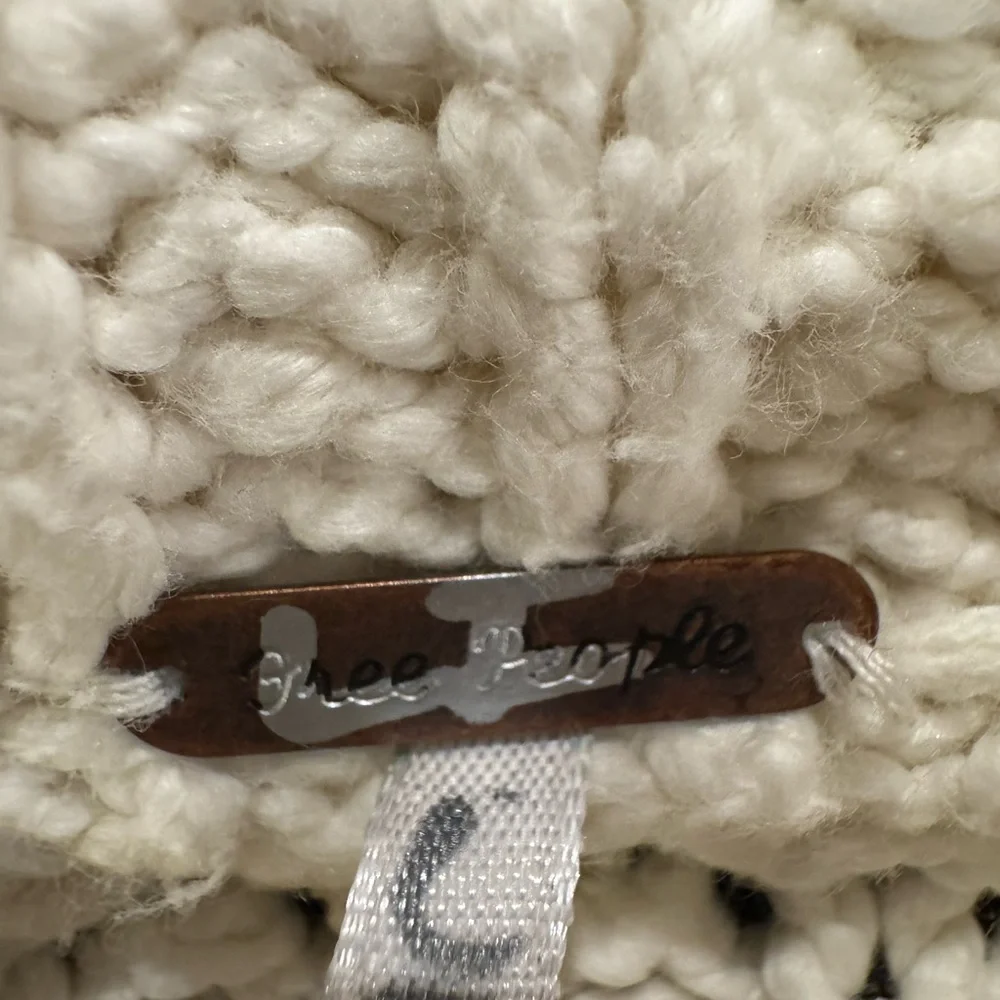 Free People Cutting Edge Cable Pullover - Picture 5 of 6